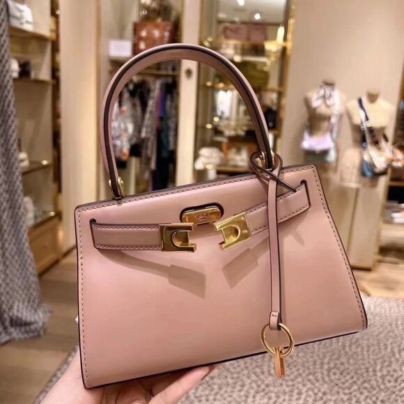 Tory Burch Lee Radziwill Petite Double Satchel Bag - Picture 1 of 9